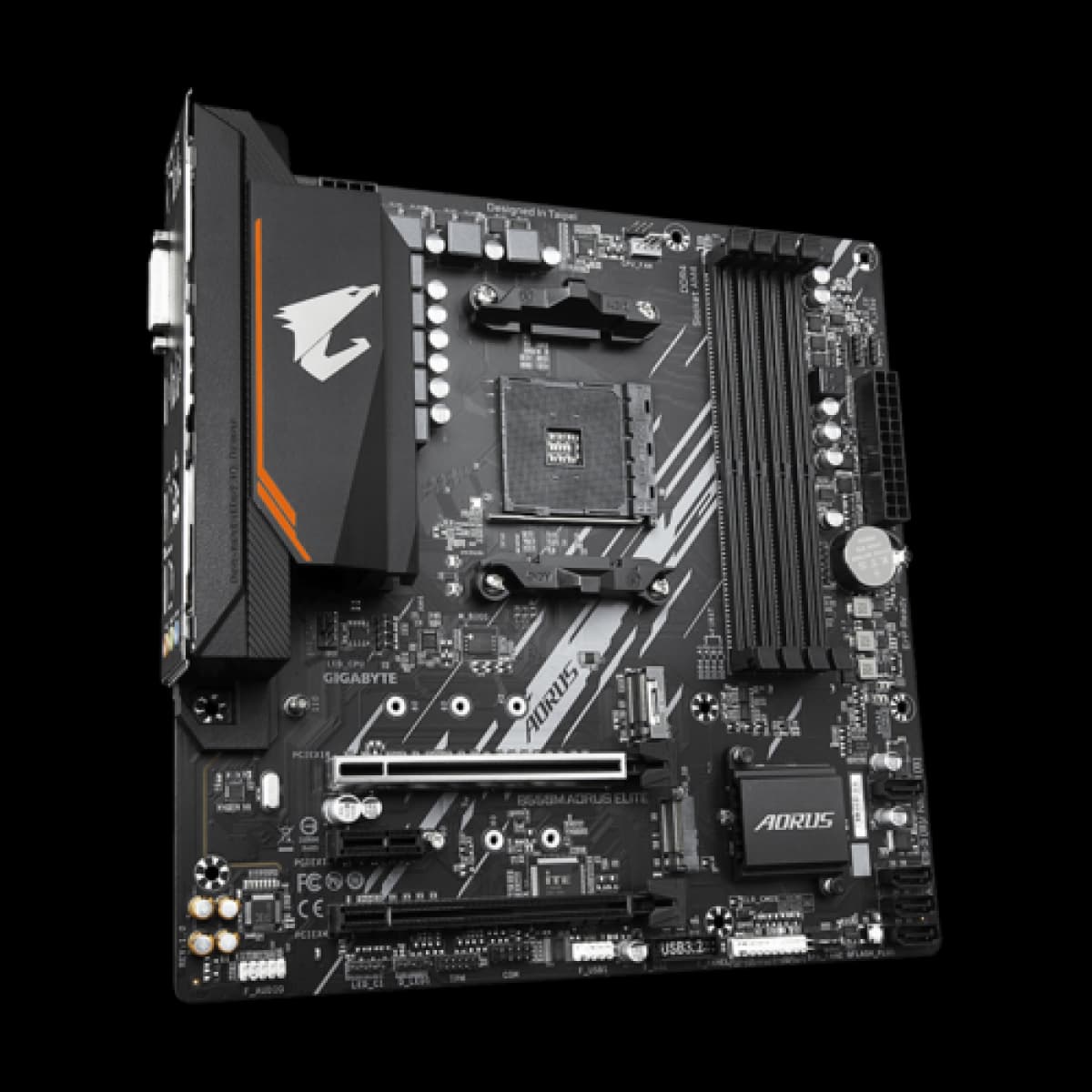 Placa Mãe Gigabyte B550M AORUS Elite, Chipset B550