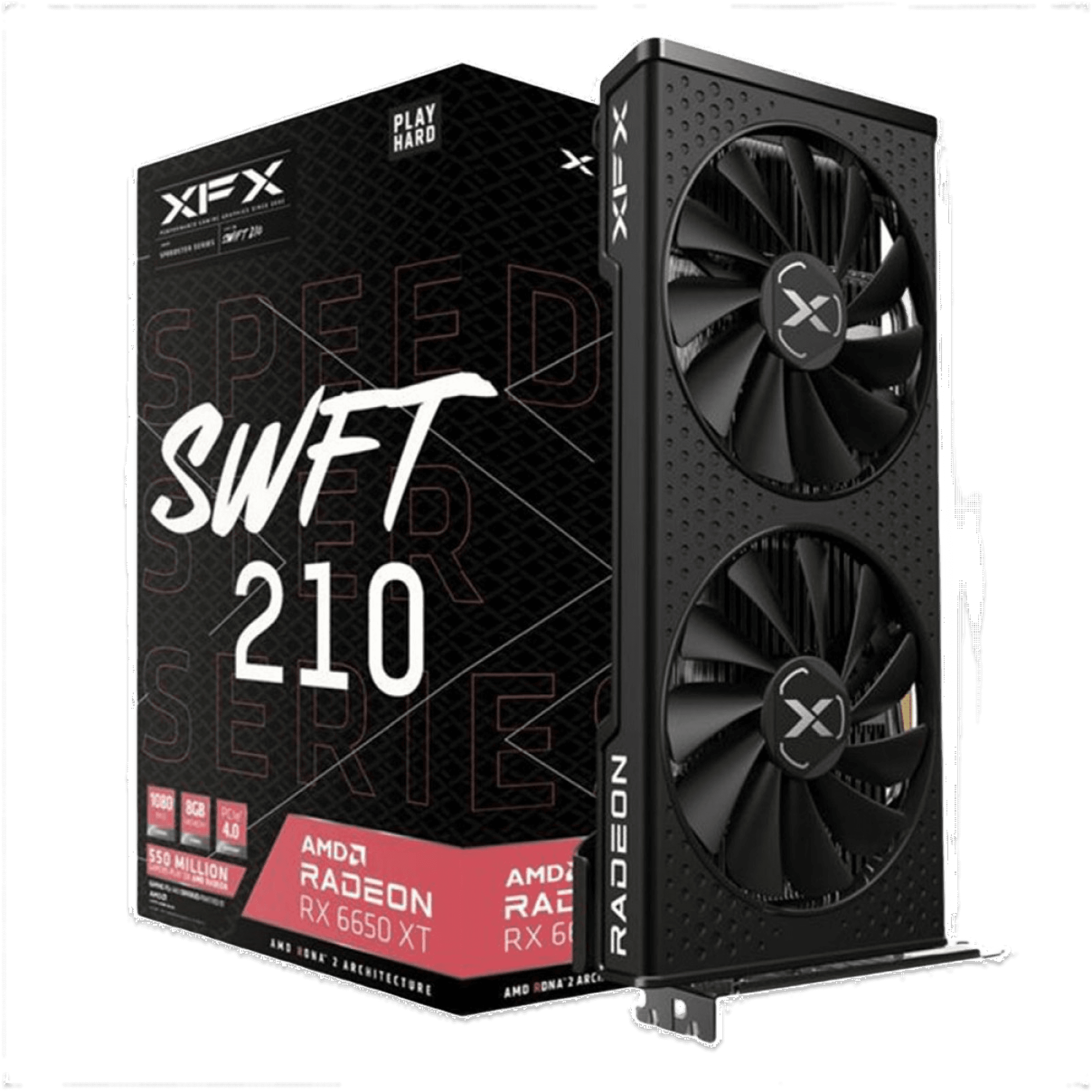 AMD Radeon RX 6650 XT SWFT 210, 8GB, GDDR6, FSR, Ray Tracing